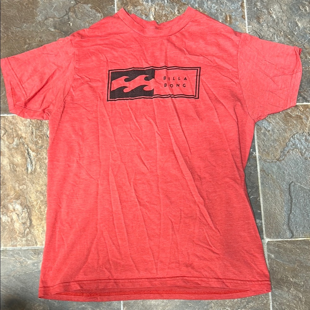Billabong Red Graphic Tee